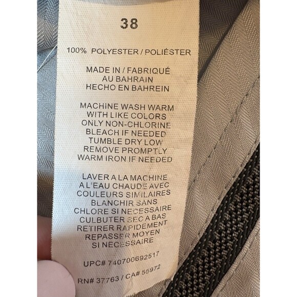 PGA Tour Mens Black Golf Shorts Size 38 Flat Front - Picture 8 of 9